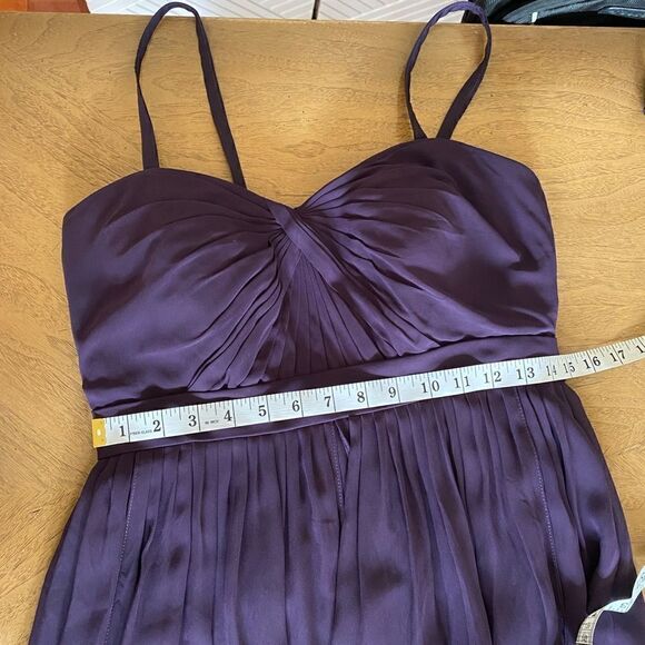 Jenny Yoo Collection Purple Chiffon Gown Size 8 - Picture 9 of 13